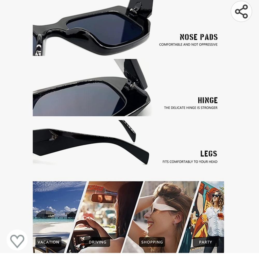 Retro 90's sunglasses - Picture 5 of 5